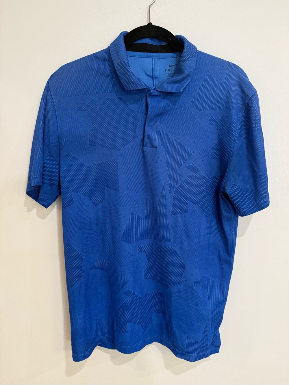 Blue Men's TW Dri-FIT Golf Polo Shirt